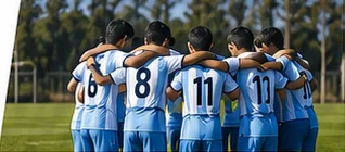 Espíritu de equipo antes del entrenamiento